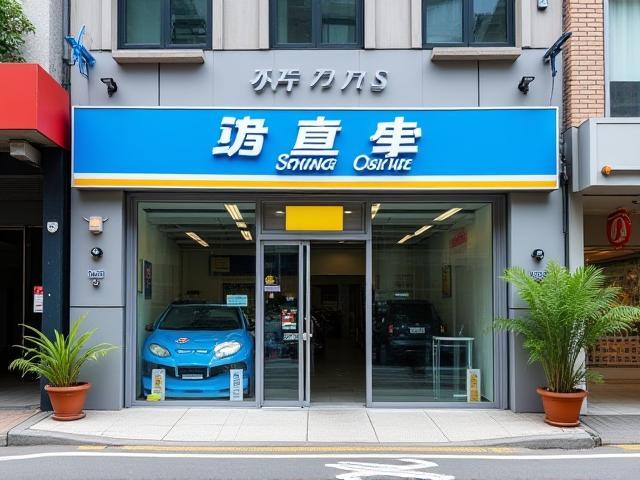 AquaShine門市外觀照,交通便利